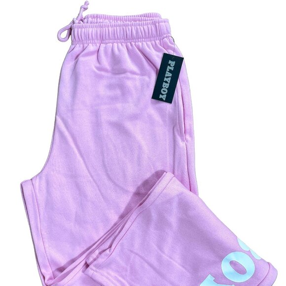 NWT Playboy Wide Leg Pink Sweatpants - Picture 8 of 8